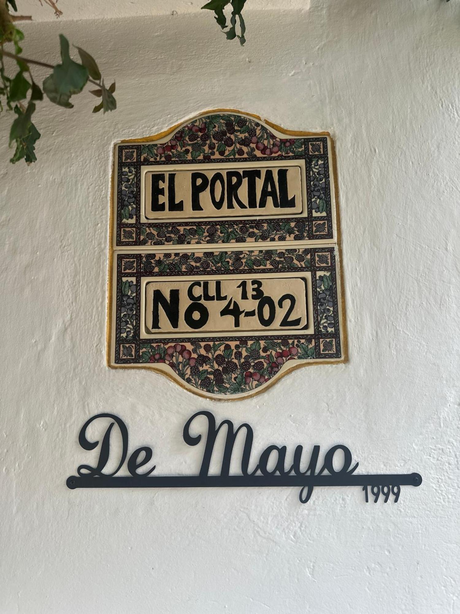 El Portal De Mayo Hotel Виля Де Лейва Екстериор снимка